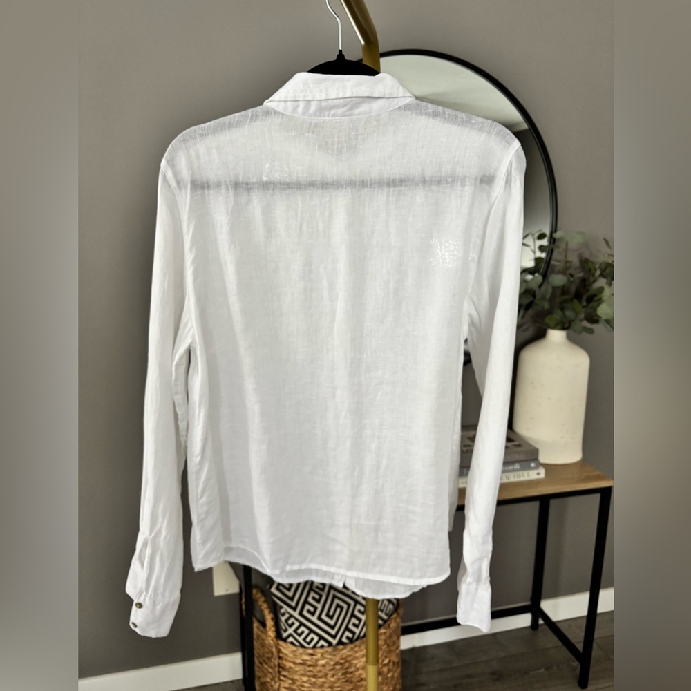 Joie Linen Button Up - Picture 5 of 6